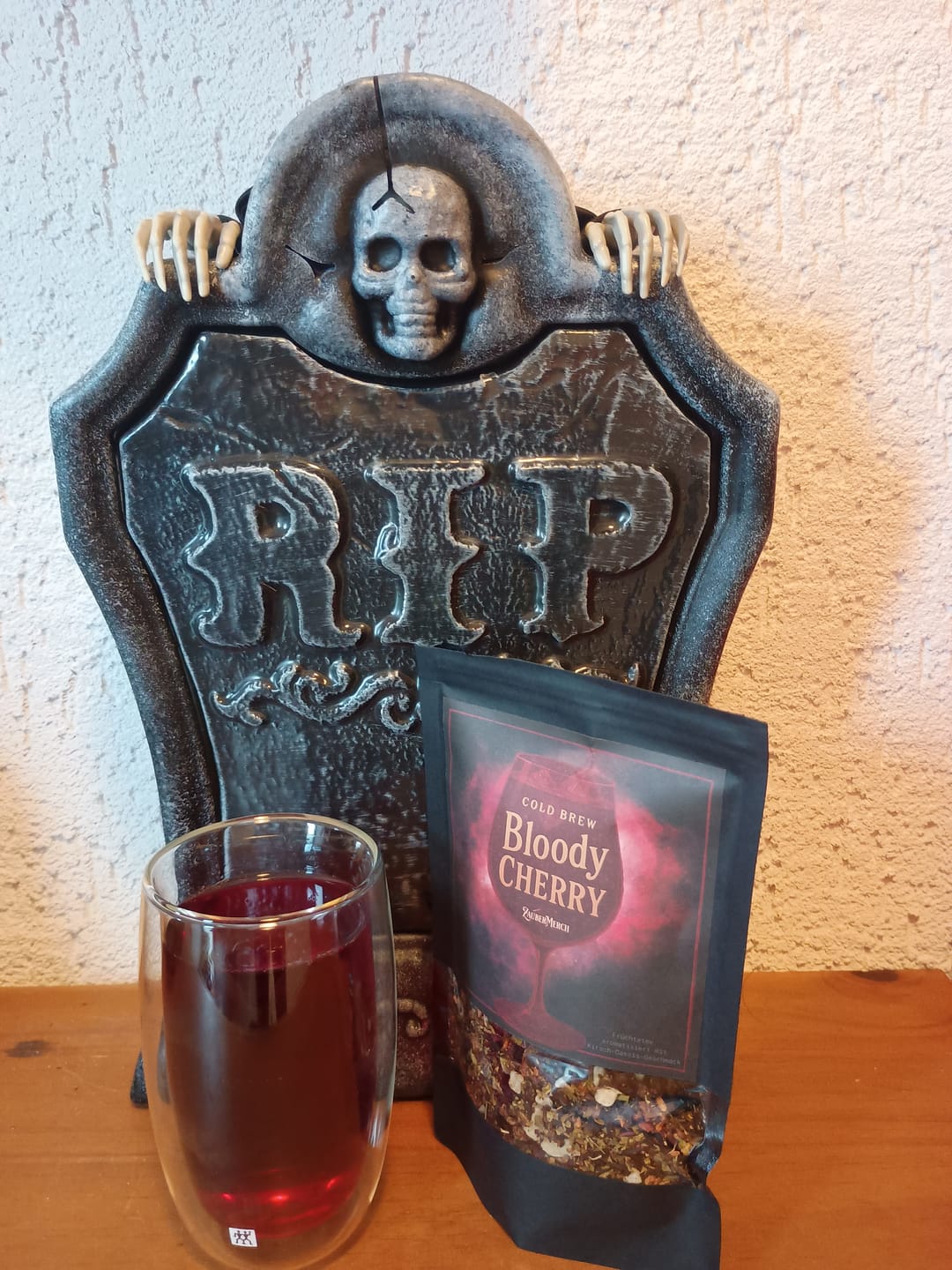 Customer photo review of Bloody Cherry – Cold Brew Teemischung 100g