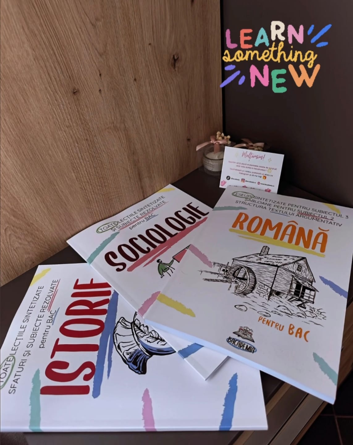 Customer photo review of Pachet Bacalaureat (Română + Istorie + Sociologie) Bacademia