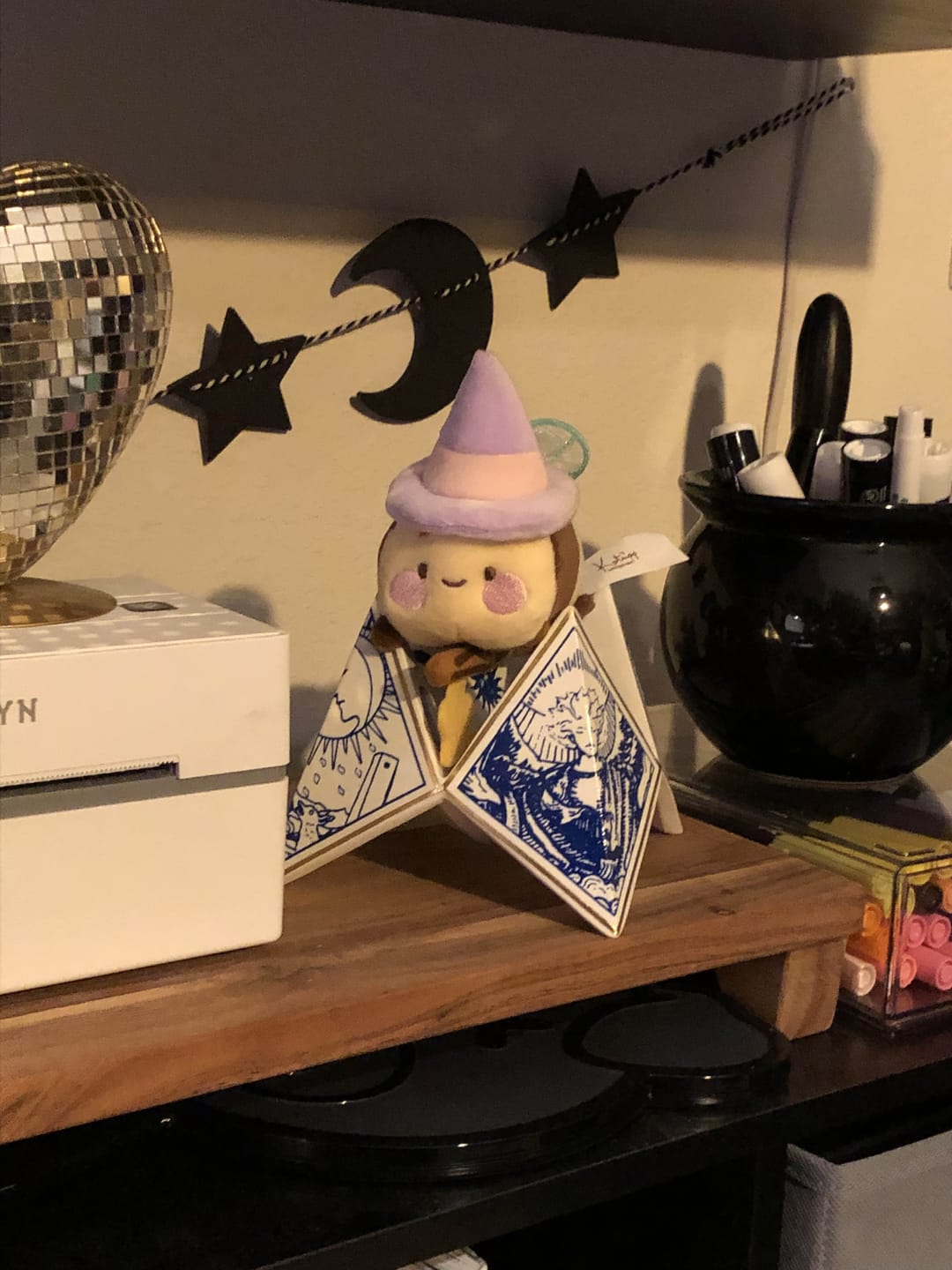 Customer photo review of PRE-ORDER ✨ Bumblebutt & The Pastel Witch Keychain | Kawaii Bee Witch Plush on Broom | Cute Halloween Keyring