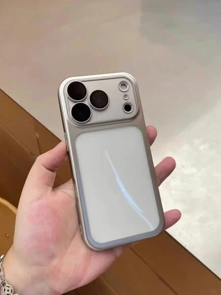 Customer photo review of LuxuryKase Hybrid Frosted Clear Case | Matte Hard Back Cover | Metallic Frame | Shockproof Slim Design | Anti-Fingerprint | In-Built Camera Lens Protection For iPhone