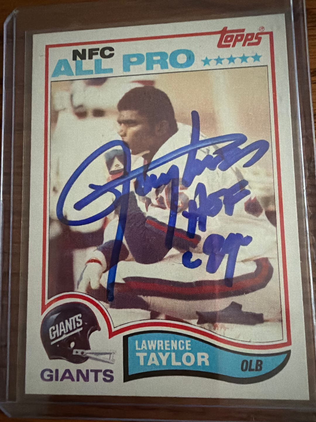 Customer photo review of Lawrence Taylor Autograph Signing