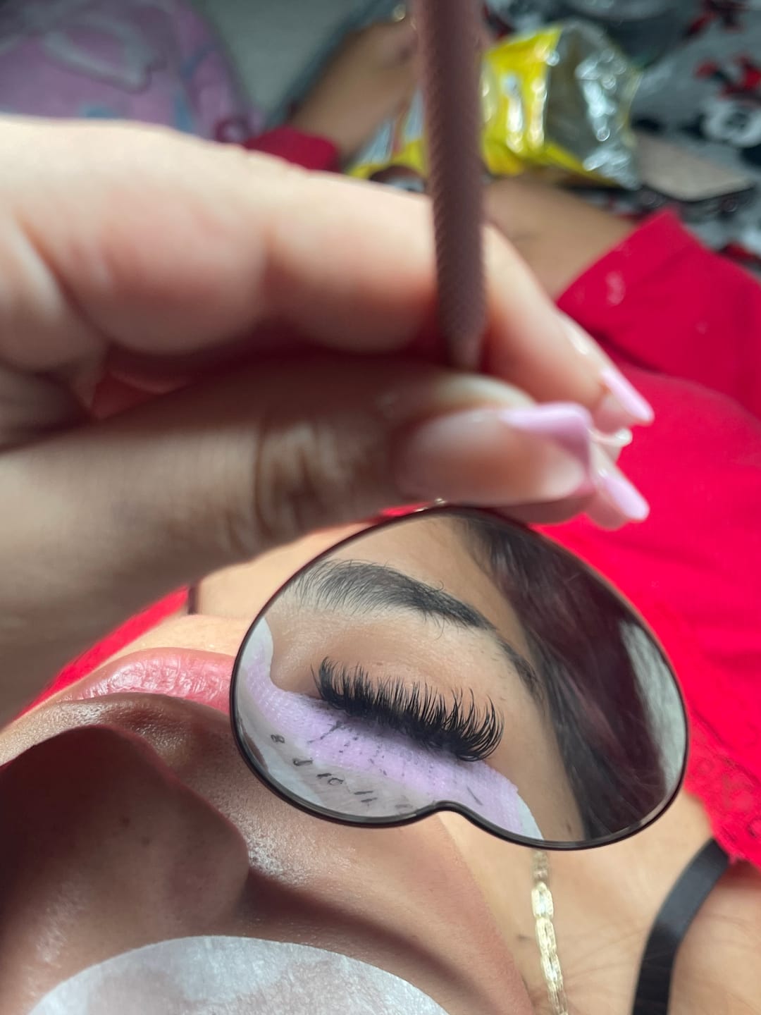 Customer photo review of Classic Lash Extensions 0.15mm