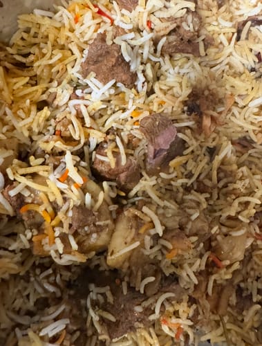 Customer photo review of Halal Veal Cubes - Gosht