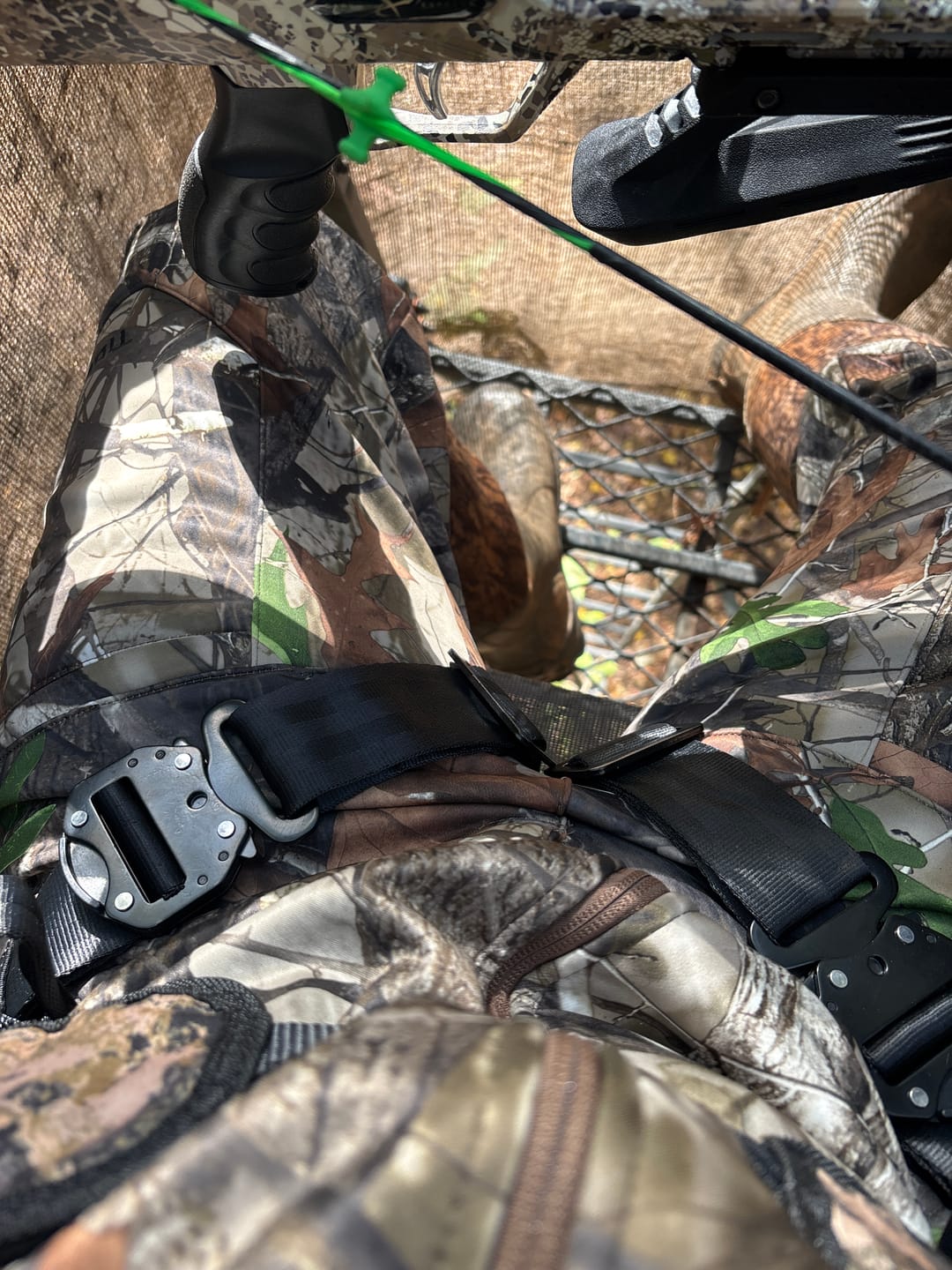 Customer photo review of Silent Water Resistant Camo Hunting Clothes and Waterproof Breathable Lightweight Rain Suit Bundle