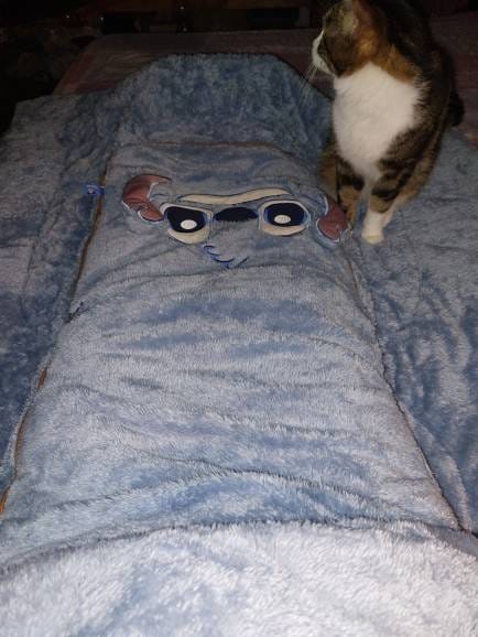 Customer photo review of Fulindi| Coperta Stich Fulindi 2 in 1