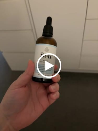 Customer video review of Seb Natural Calming Serum