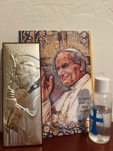 Customer photo review of Blessed By Pope Leo XIV - Holy Water * Healing