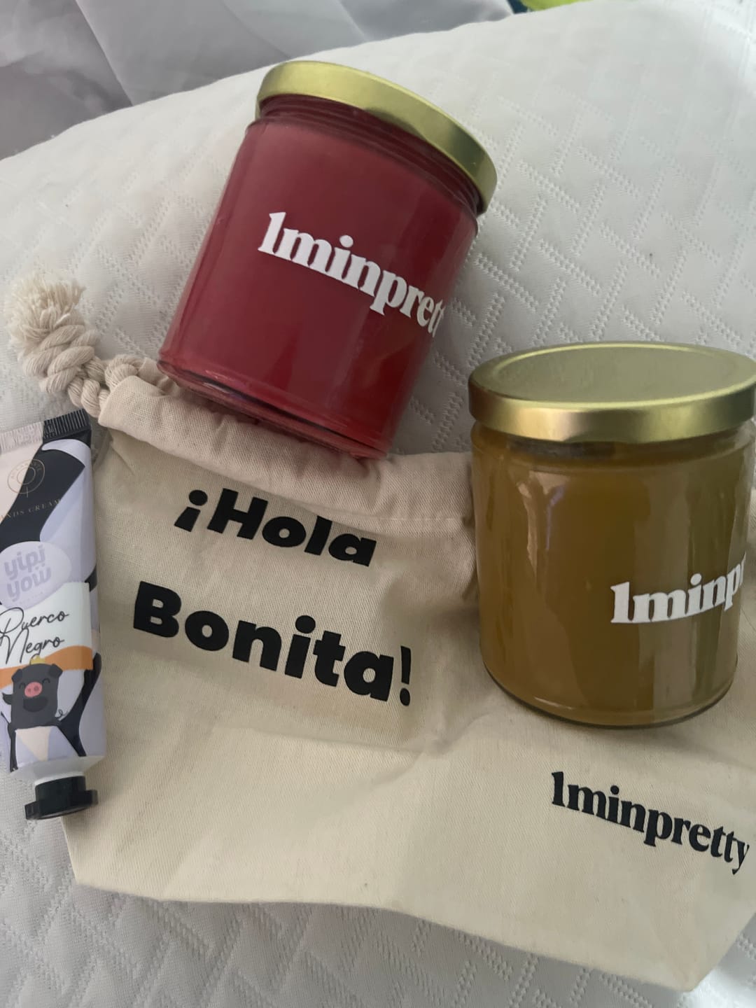 Customer photo review of Kit de 2 tarros de cera con envío gratis mx