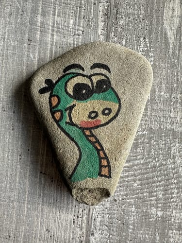 Customer photo review of QR Codes voor de Happy Stone App