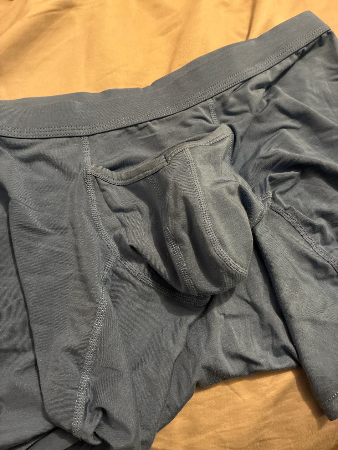 Customer photo review of Modal 7in Boxer Briefs V-FLY 3pk Black/Cyan/Gray