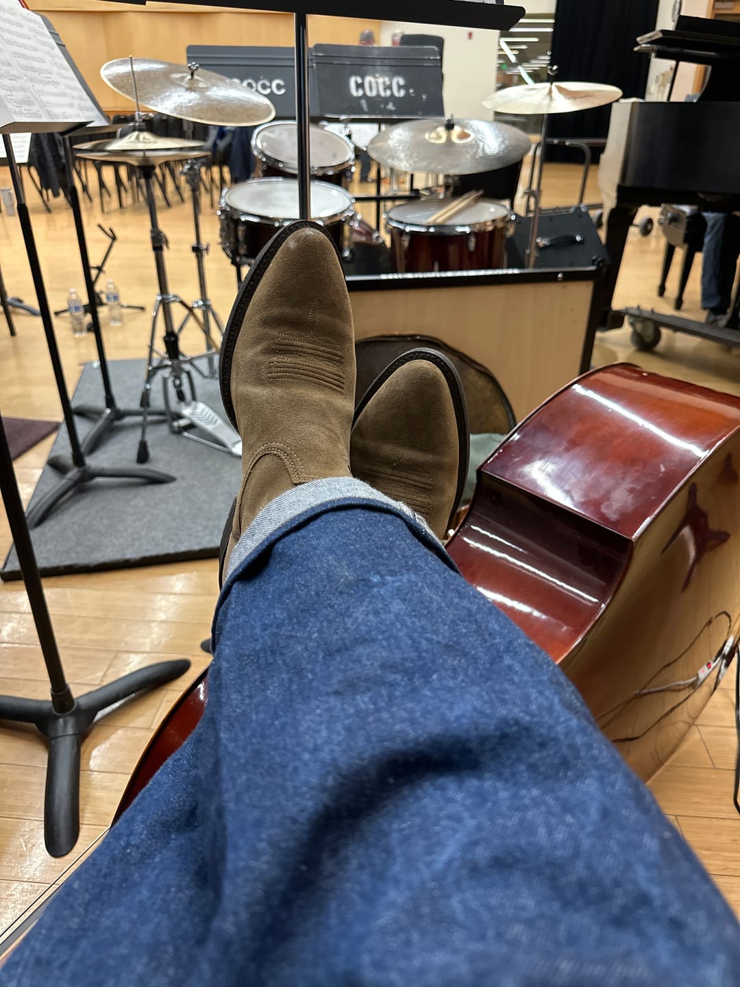 Customer photo review of Ariat Men's Heritage Dijon Suede Western Boot 10053735
