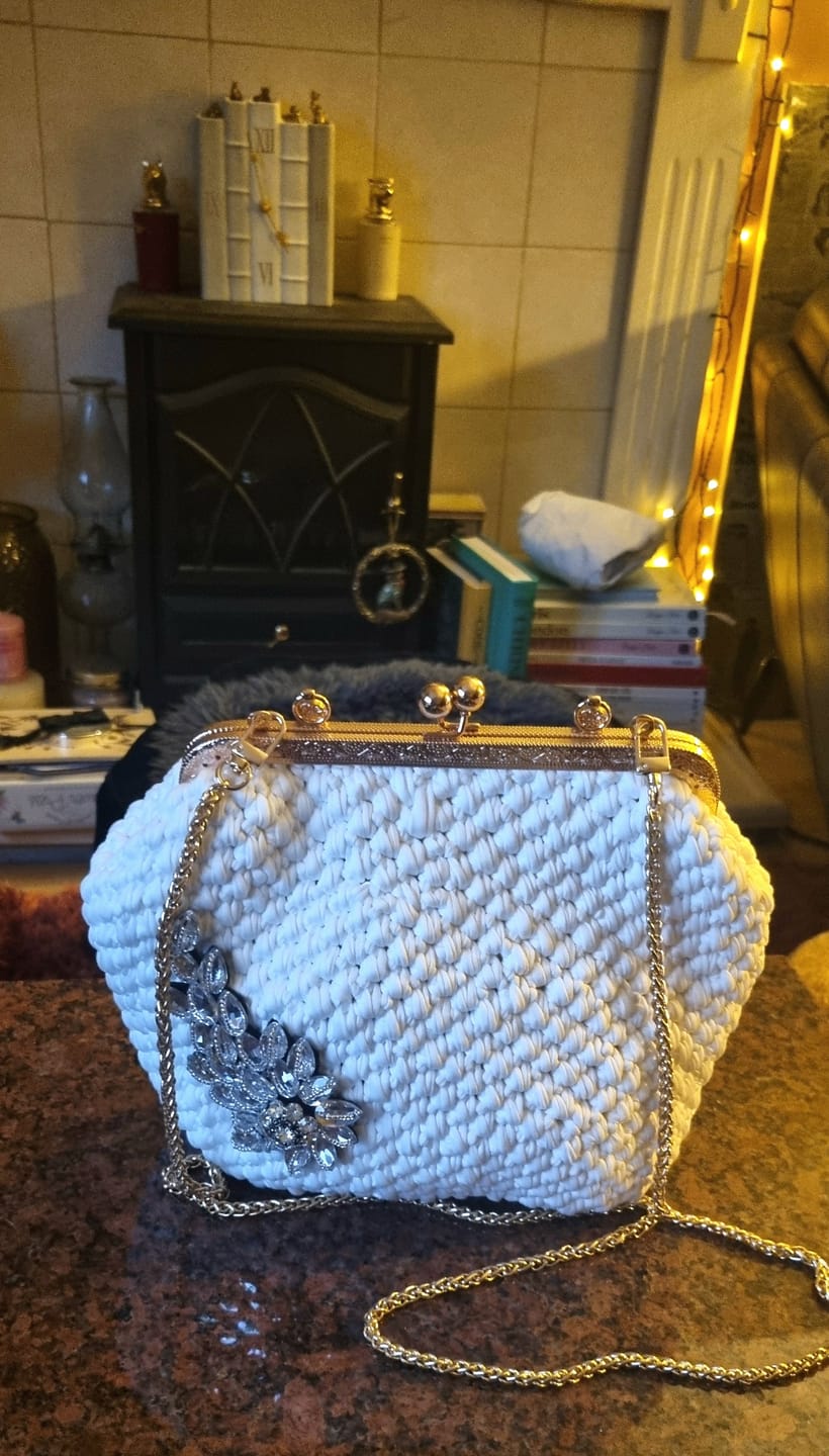 Customer photo review of CrochetPark™ Lotus Handbag DIY KIT