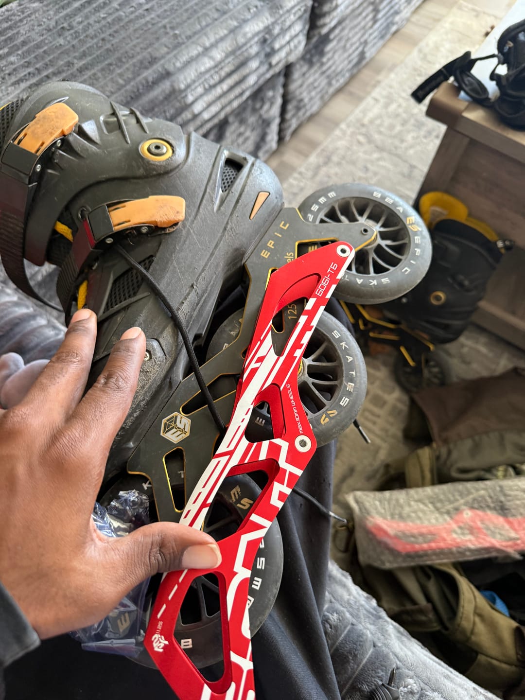 Customer photo review of Enigma Inline Skate Wheel