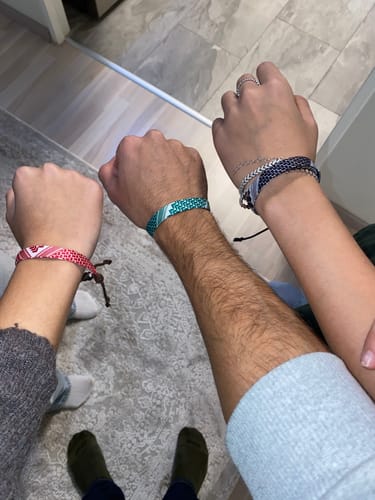 Customer photo review of Keffiyeh Bracelet