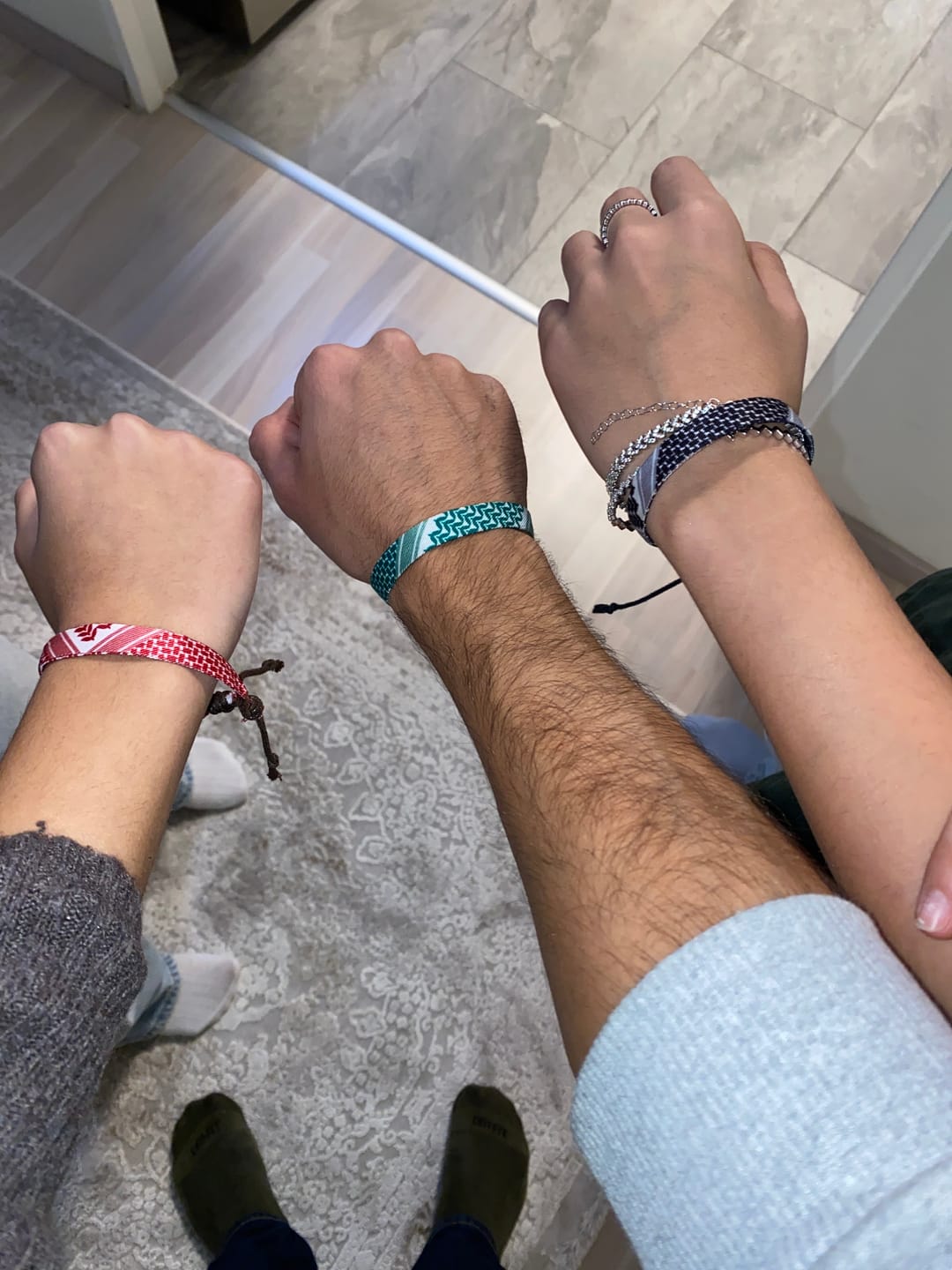 Customer photo review of Keffiyeh Bracelet