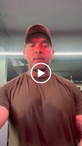 Customer video review of Training Sport Tee - Army Green