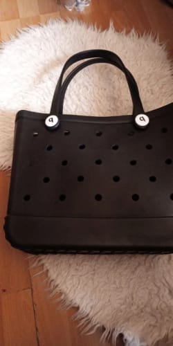 Customer photo review of Large EVA Waterproof Beach Bag – Lightweight, Durable & Stylish Tote for Everyday Use