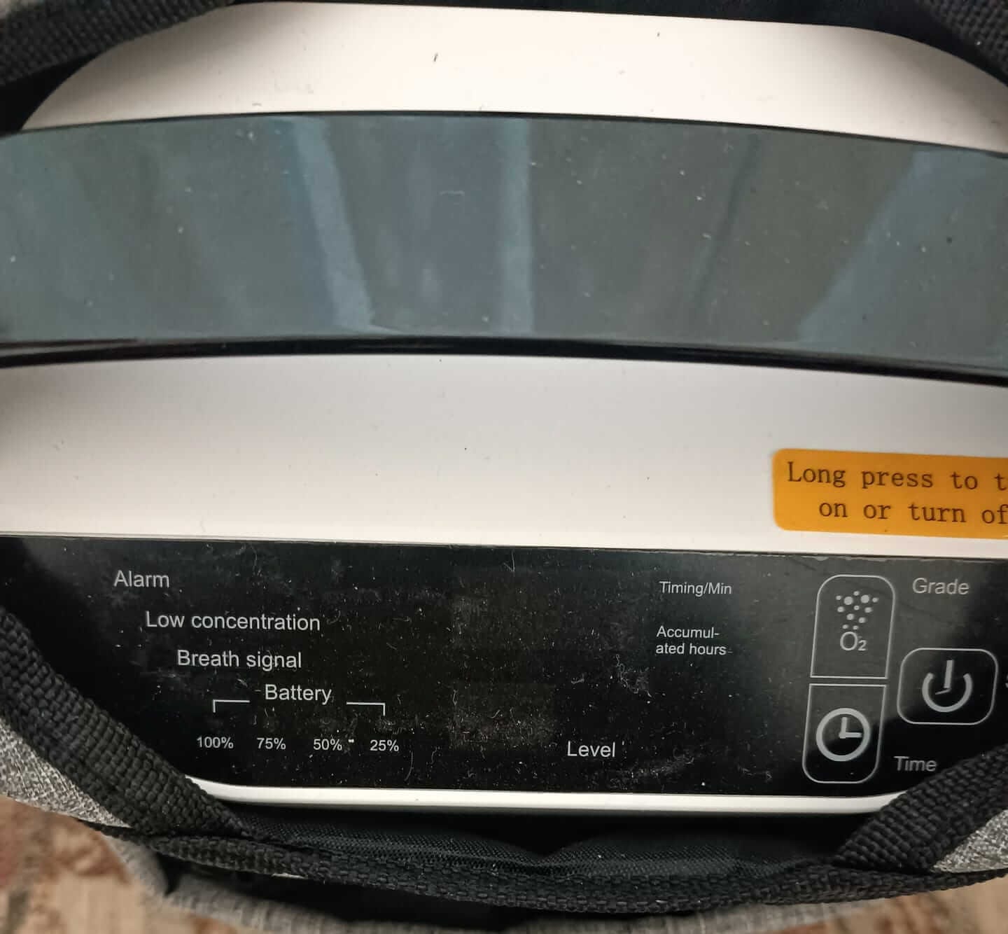 Customer photo review of VARON Generatore di ossigeno portatile 5L con sistema di flusso pulsato, modello VP-1