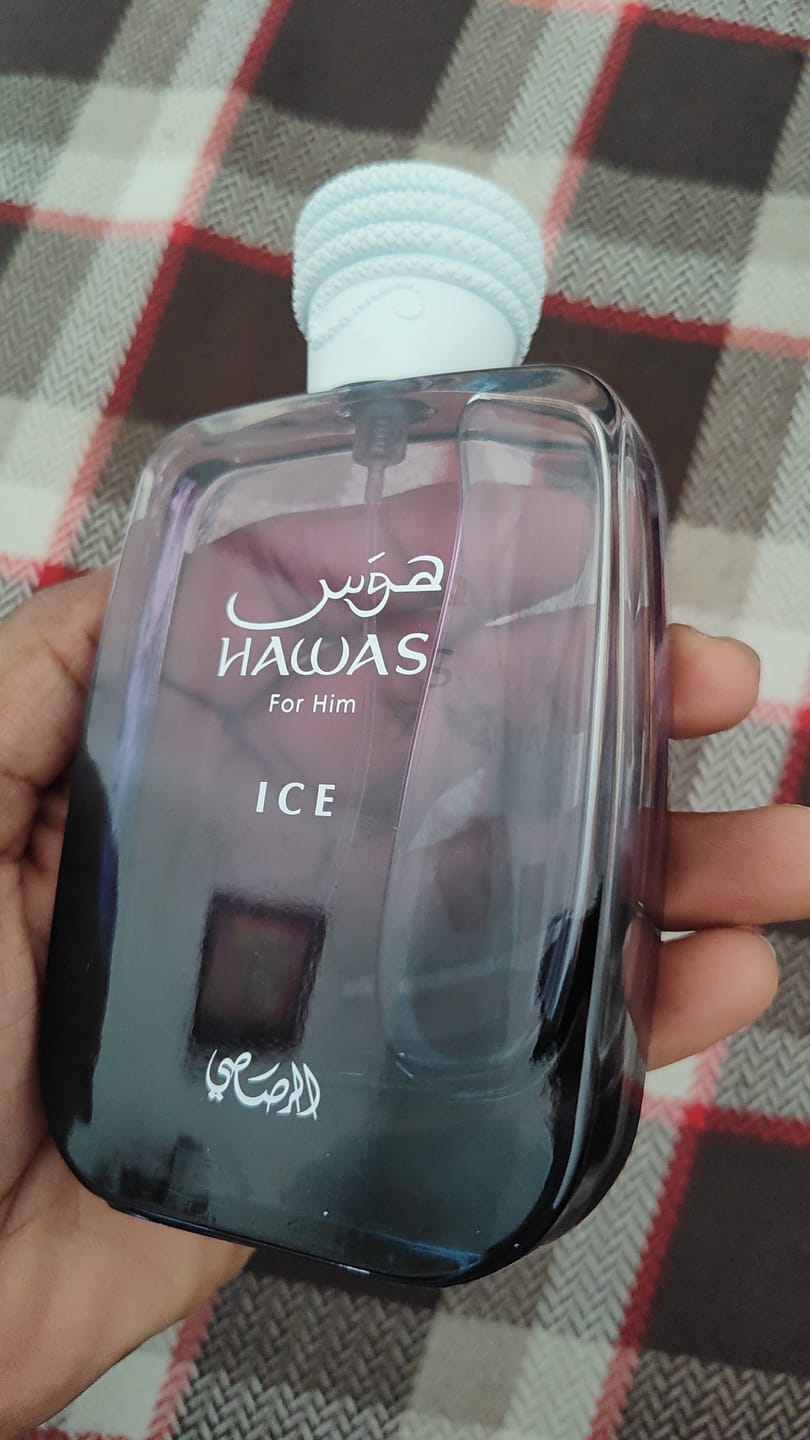 Customer photo review of Rasasi Hawas Ice Eau De Parfum For Men (2023 New Release)