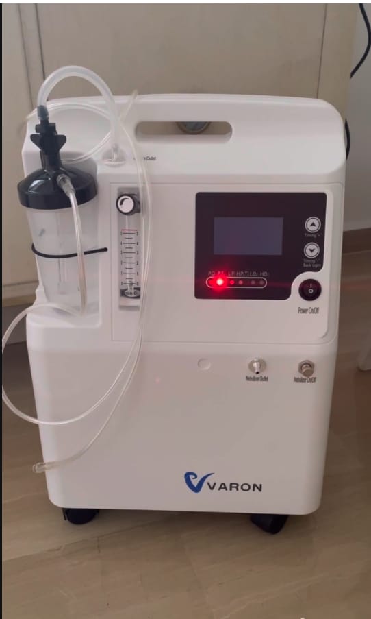 Customer photo review of VARON 5L Premium Home Oxygen Concentrator Serene 5