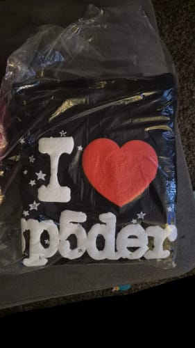 Customer photo review of Sp5der I Heart Sp5 Hoodie Black