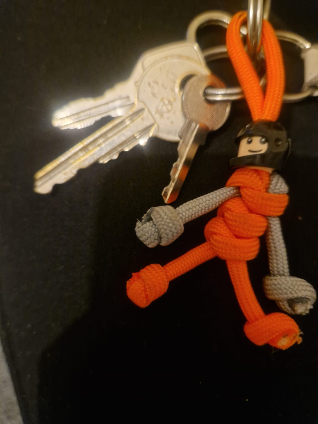 Customer photo review of MCL Team F1 Motorsport Paracord Buddy Keychain