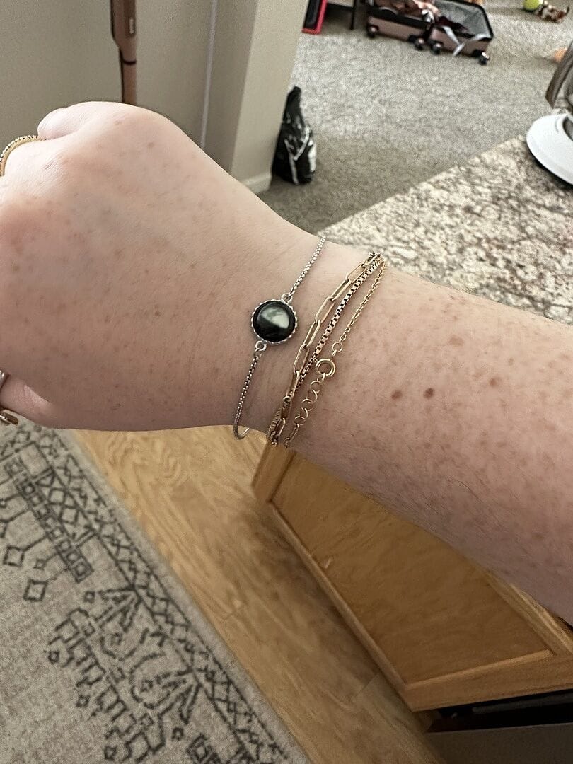 Customer photo review of Carina Twist Bracelet in Stainless Steel