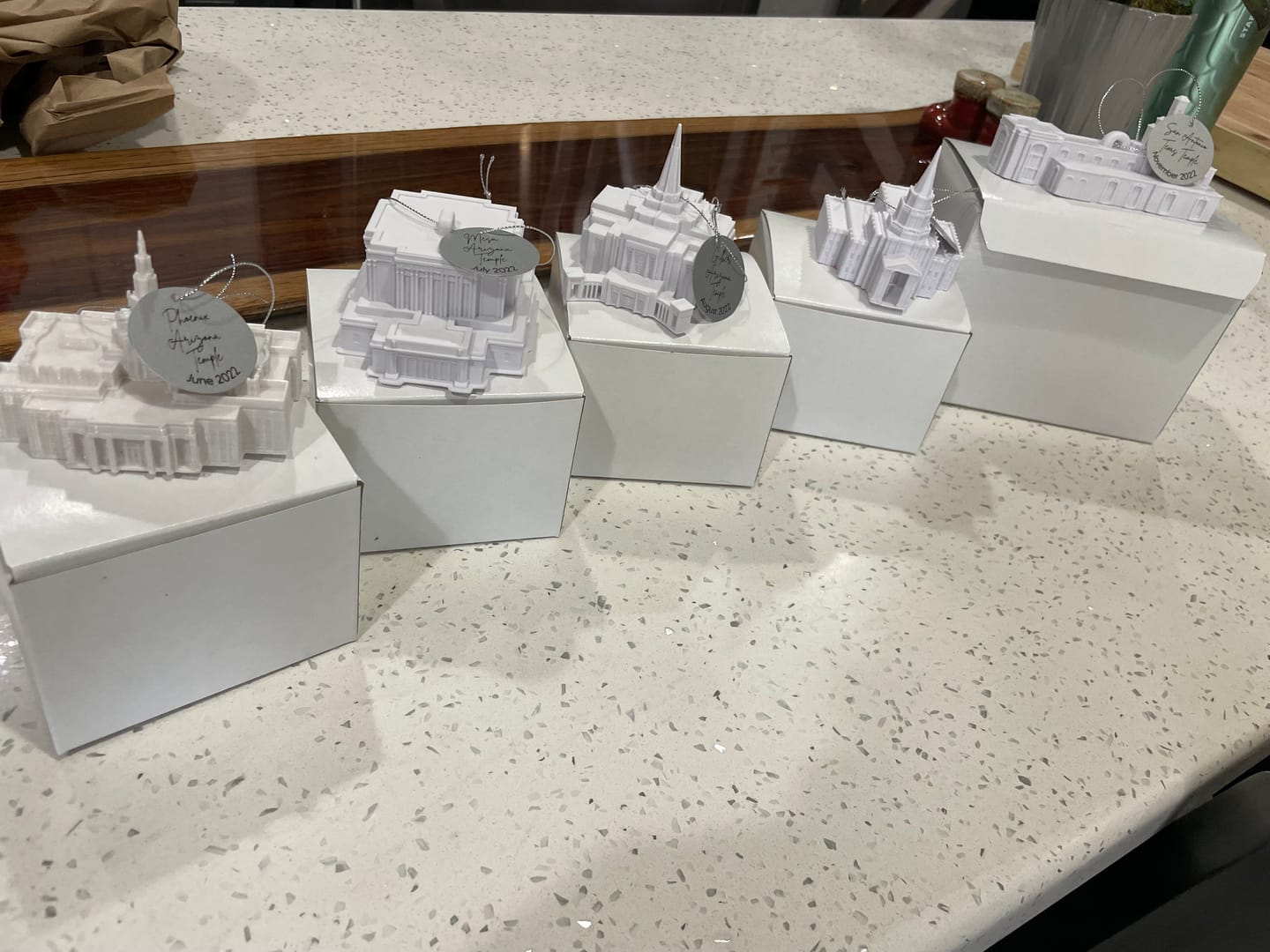 Customer photo review of (PACK of 5) Temple Christmas Ornaments | Choose Any Temple | 300+ Temples to Choose From