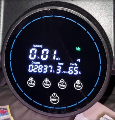 Customer photo review of VARON 1-7L/min Home Oxygen Concentrator VH-2