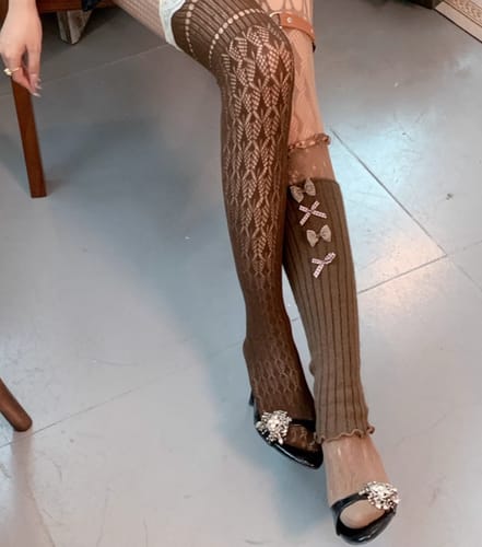 Customer photo review of Lace over-the-knee socks set