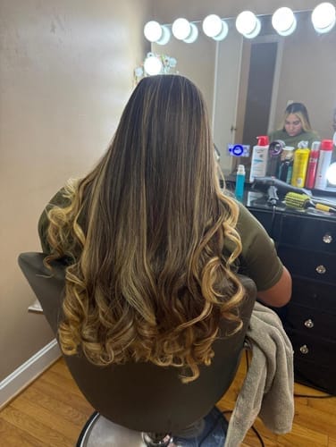 Customer photo review of Olaplex 4-In-1 Bond Moisture Mask, 12.55 oz