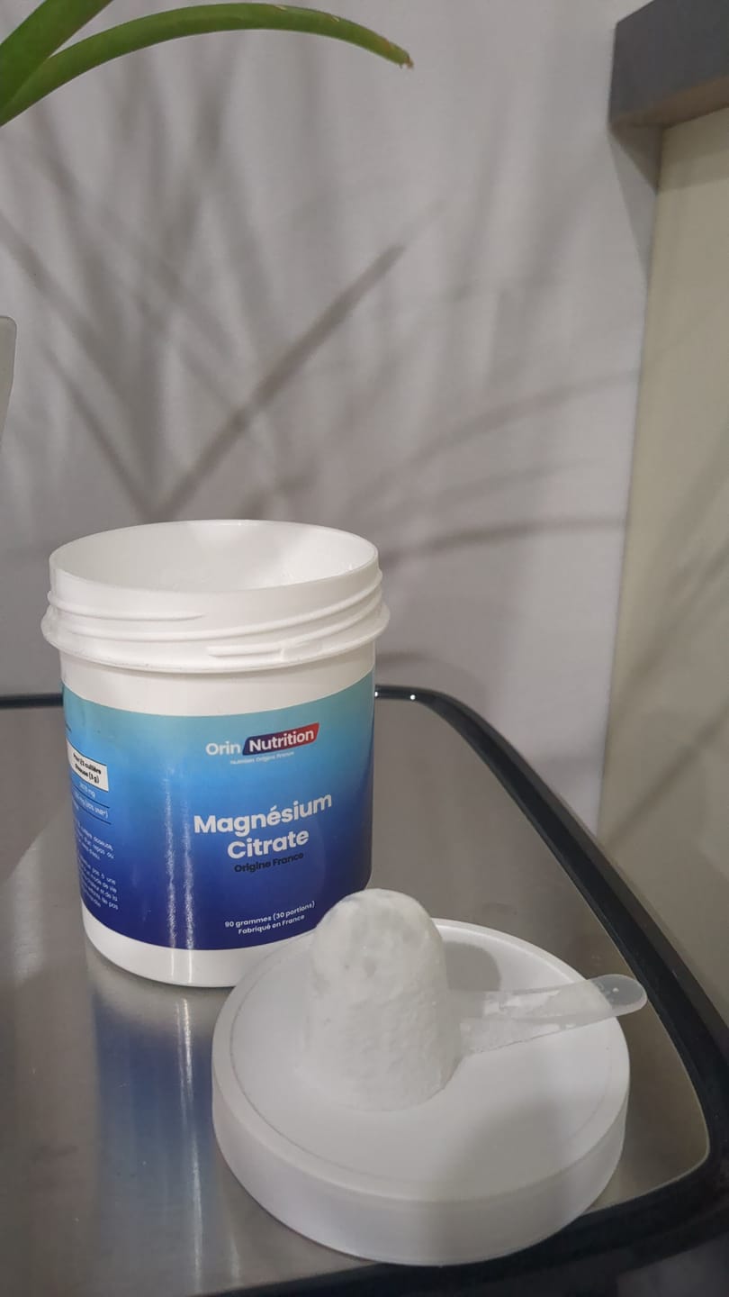 Customer photo review of Citrate de Magnésium en poudre origine France