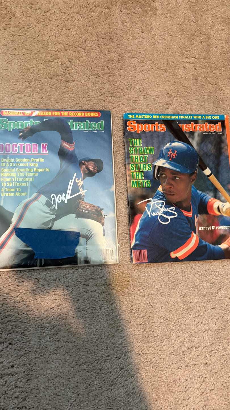 Customer photo review of Dwight Gooden Autograph Signing