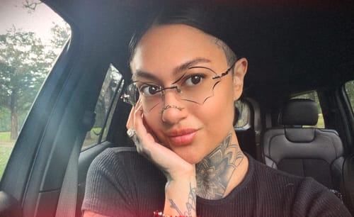 Customer photo review of Batty Eyeglasses