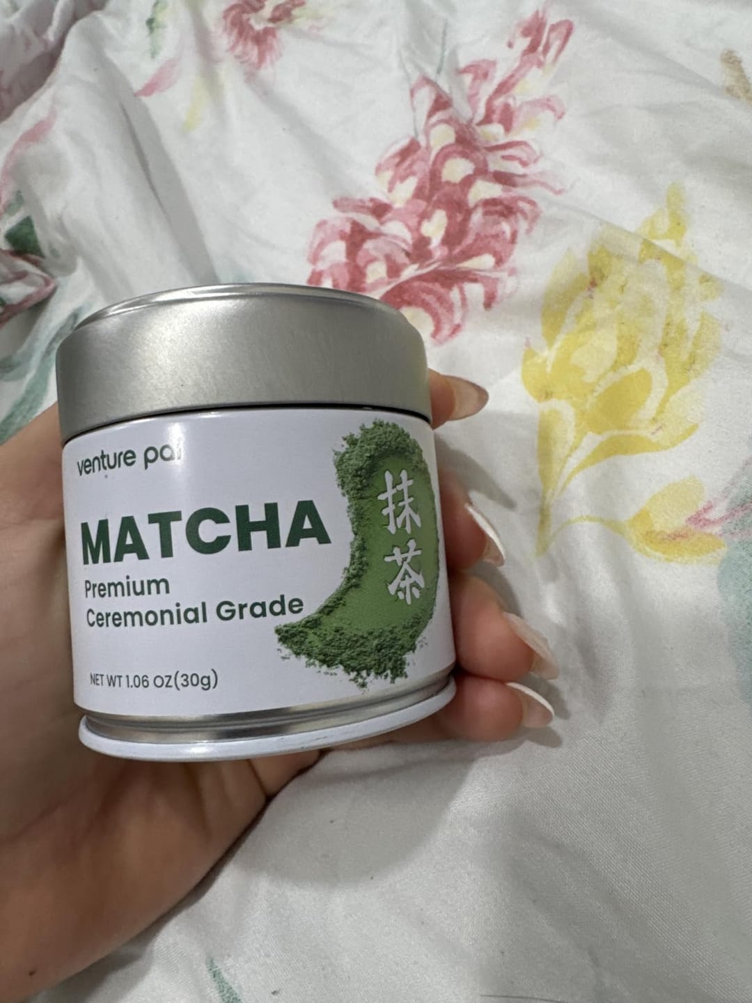 Customer photo review of Ceremonial Grade Matcha Powder - 30g/1.06oz