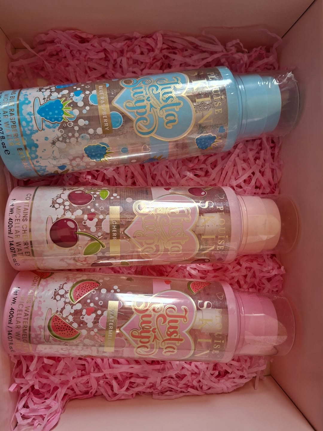Recenzie foto de client pentru Just A Swipe Micelar Water - Triple Clean Trio