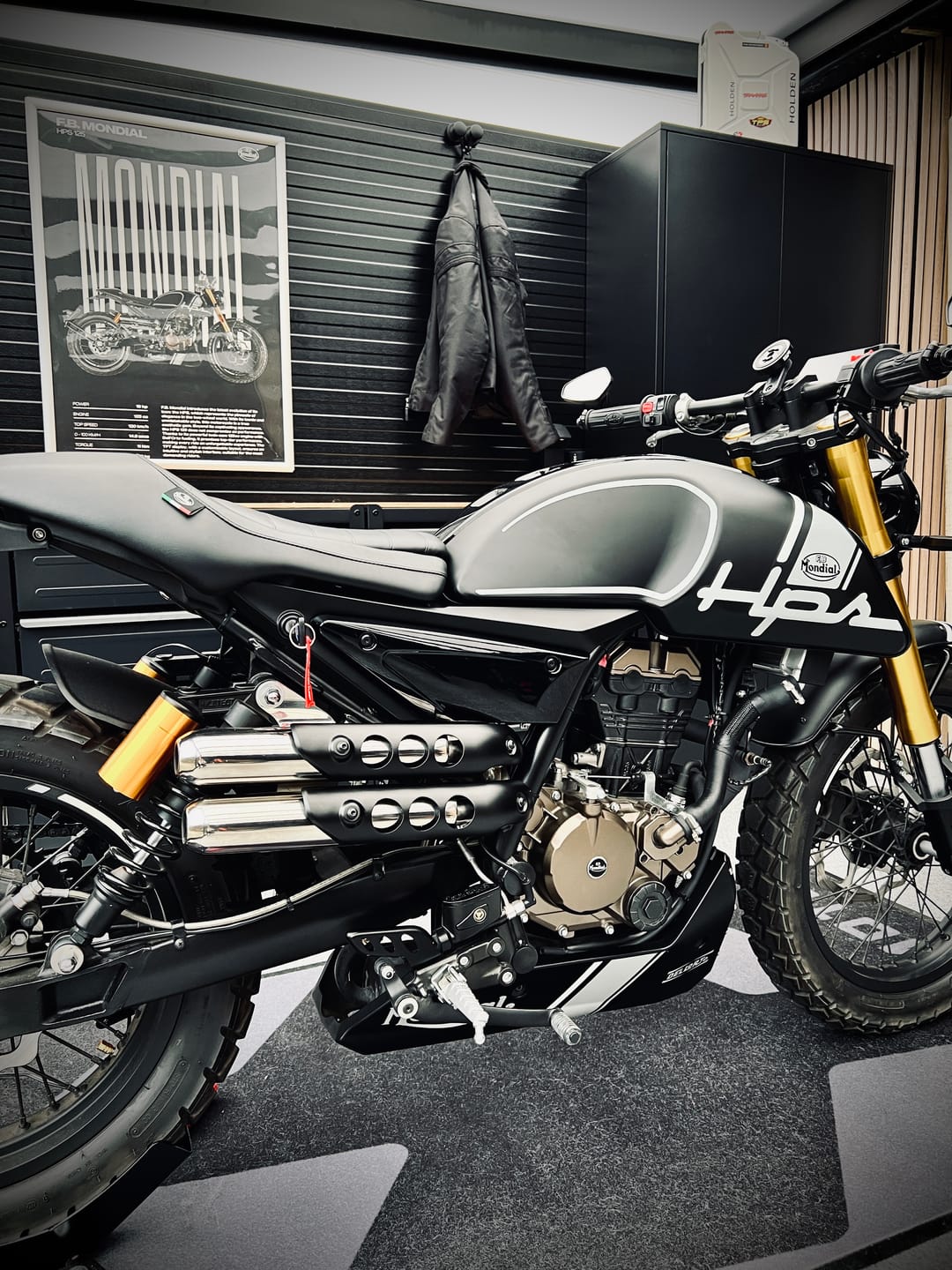 Customer photo review of Editorial Custom Motorcycle Poster