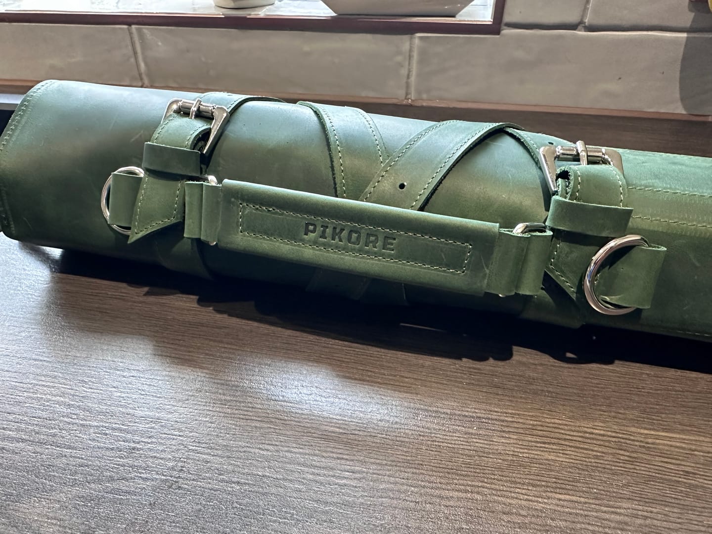 Customer photo review of The Professional's Leather Knife Roll
