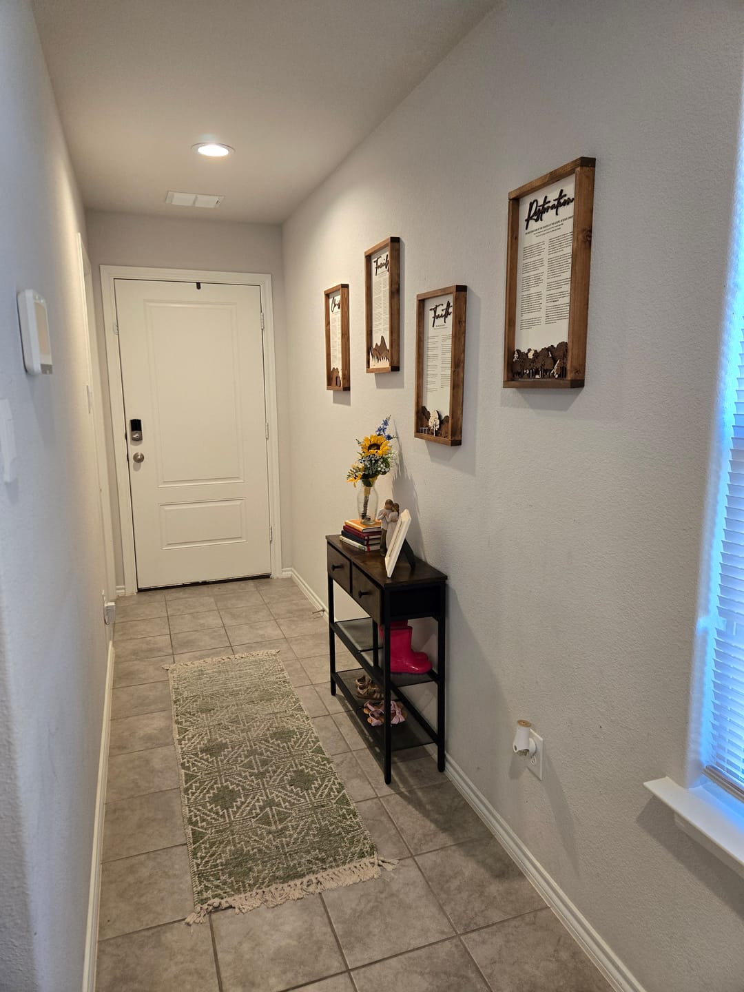 Customer photo review of 4-Piece Framed LDS Proclamation Signs With Beautiful Multi-layered Scenes