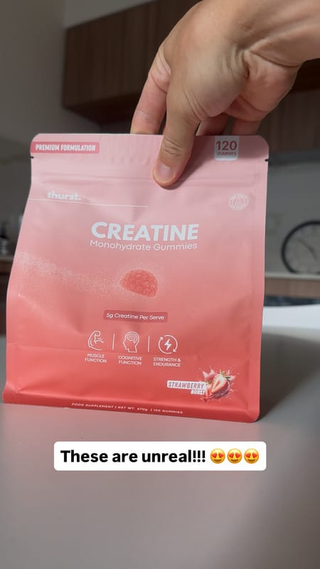 Customer photo review of Creatine Gummies - Pre-order | Ships ~30th Sept
