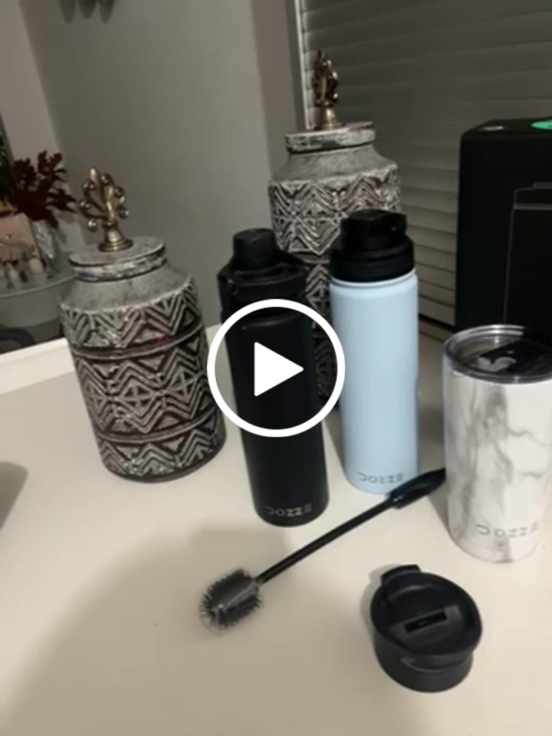 Customer video review of DOZZE Voyager Water Bottle