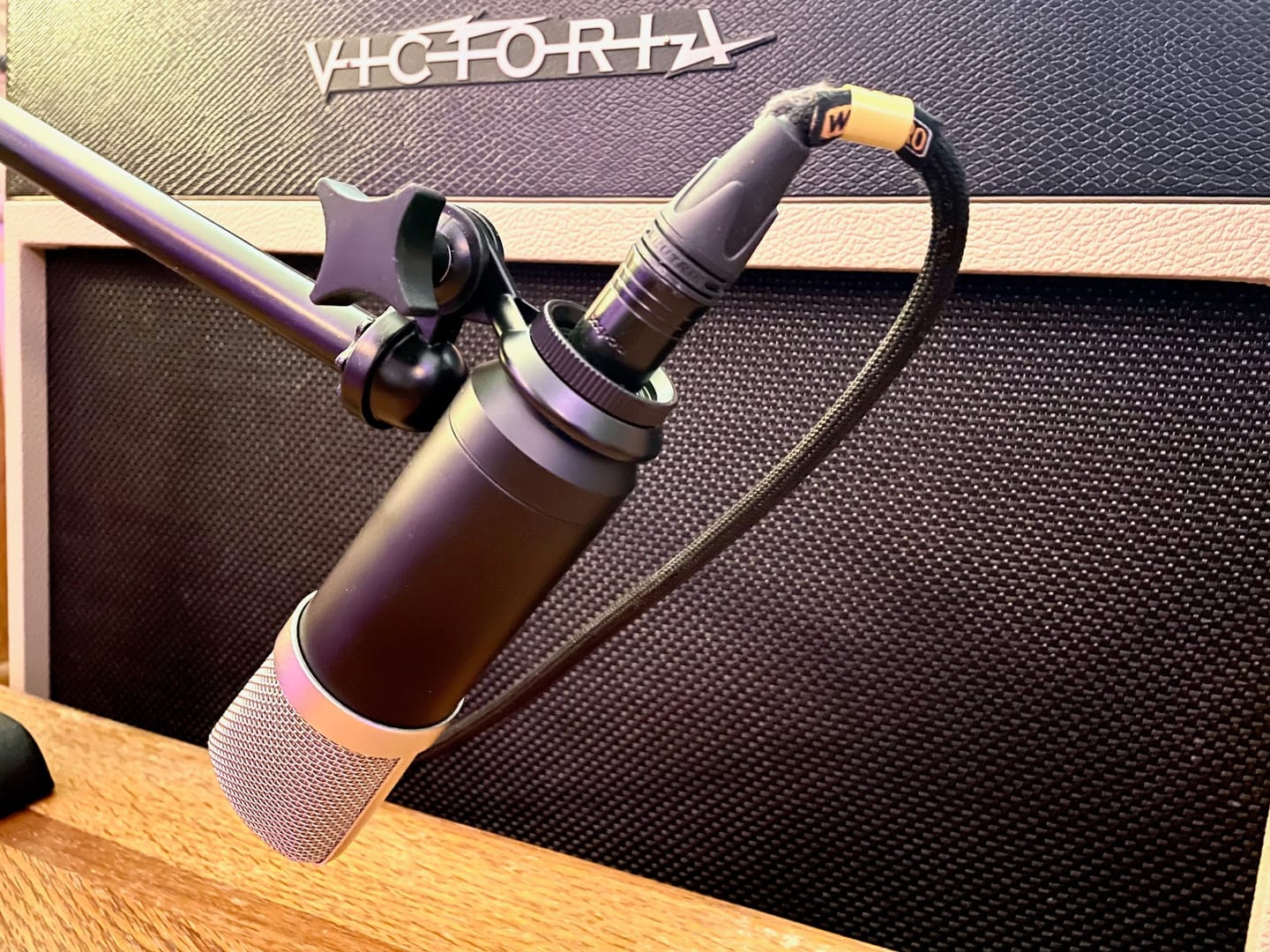 Customer photo review of Cab Mic - Guitar Microphone