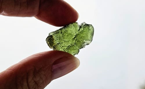 Customer photo review of Moldavite