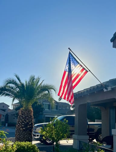 Customer photo review of 3' x 5' American Flag