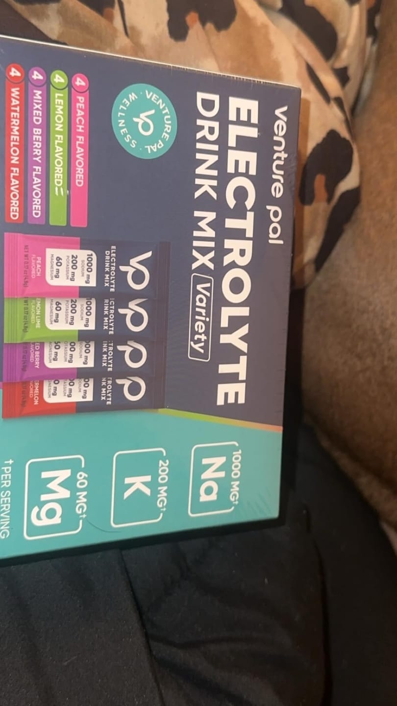 Customer photo review of High Sodium Sugar-Free Electrolyte Powder Packets - 16 Sticks