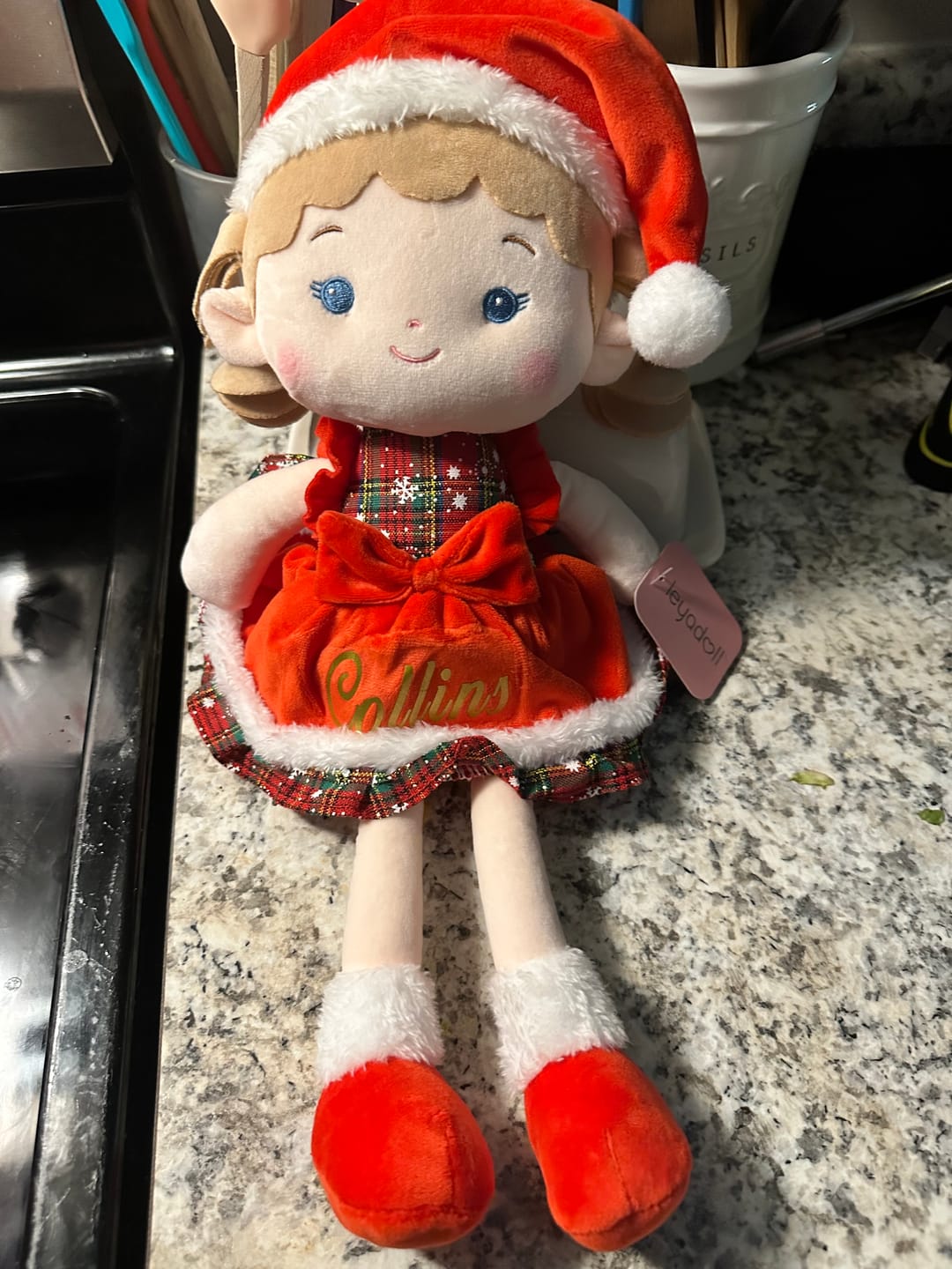Customer photo review of Personalized Natalie the Elf - Christmas Special