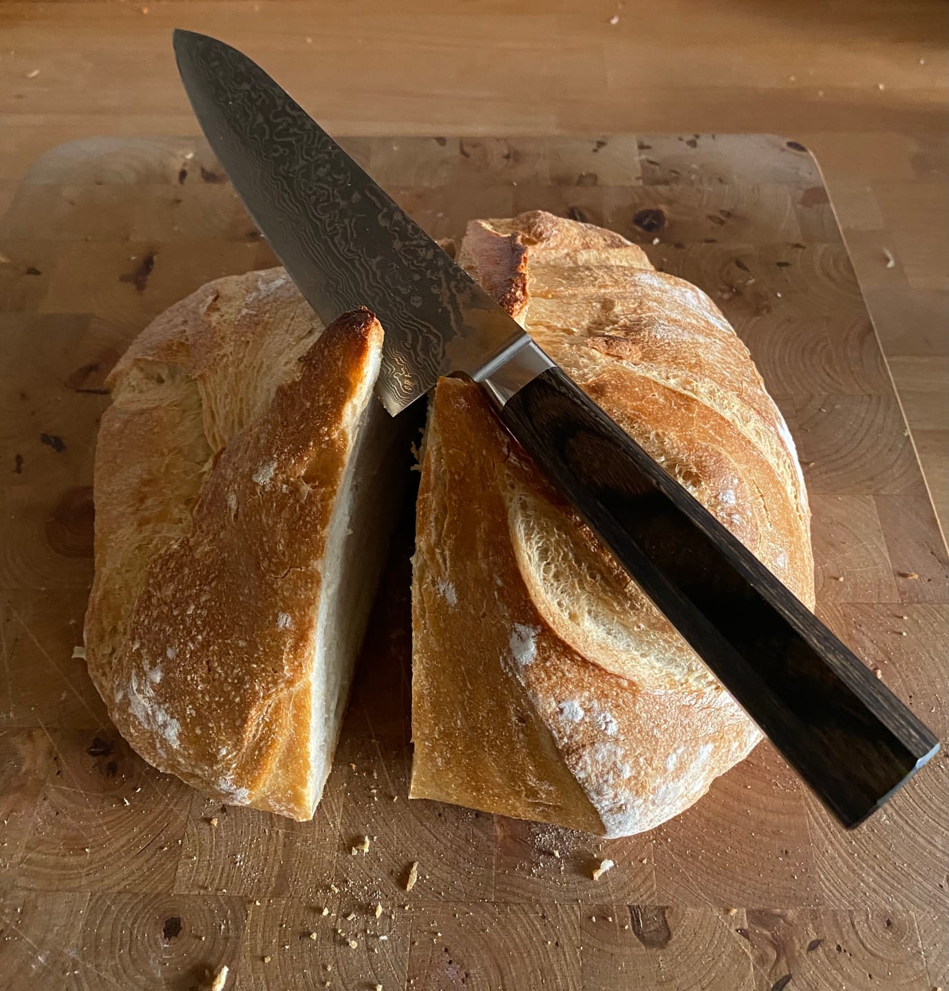 Customer photo review of Knivsliping per post