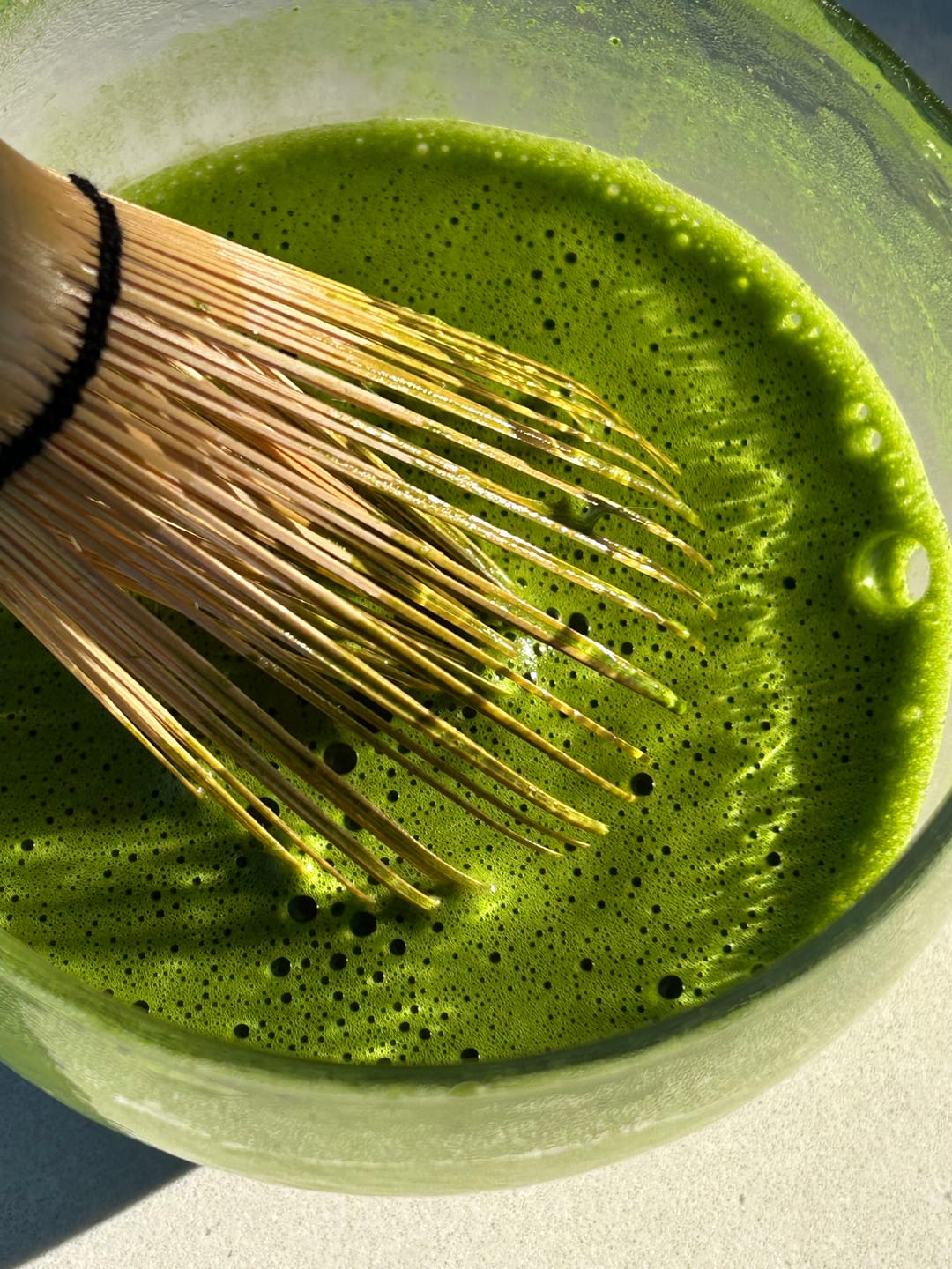 Customer photo review of Gourmet's Gold Artisan Matcha (Latte)