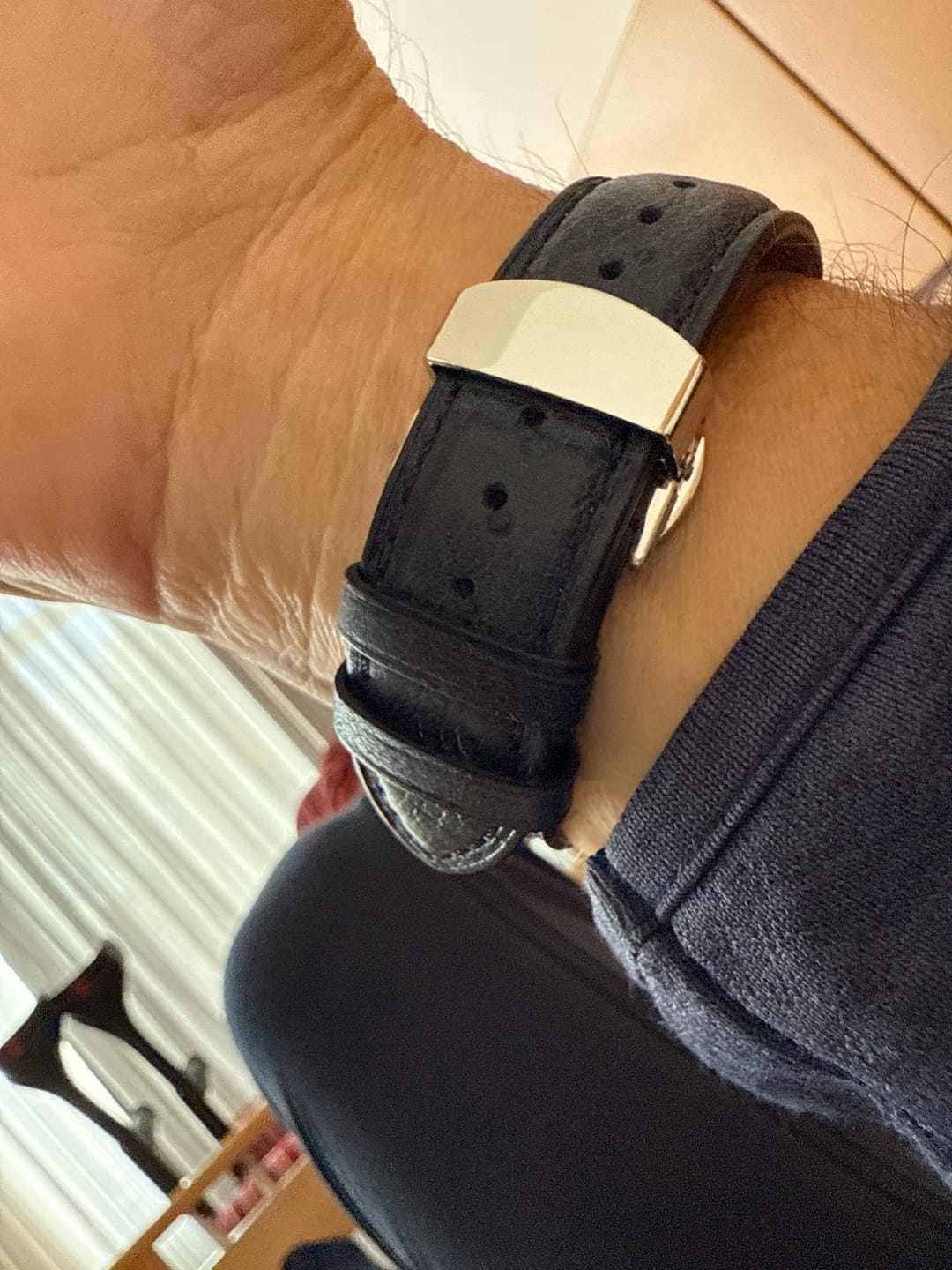 Customer photo review of the folding clasp · Stainless steel · Silver