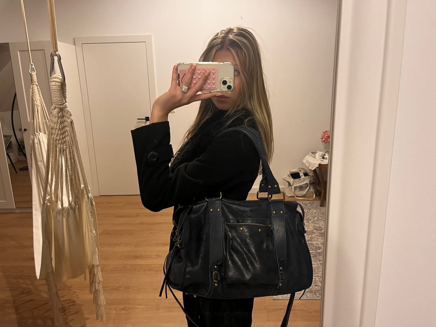 Customer photo review of It girl bag navy